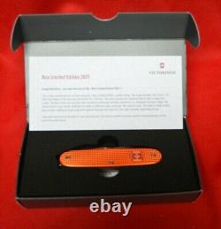 Victorinox Swiss Army Knife Alox Limited Edition 2021 New In Box Orange