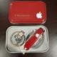 Victorinox Swiss Army Knife Apple (Mac) Logo Gift Set with tin and Keychain- Rare