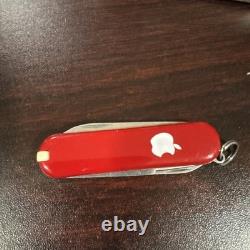 Victorinox Swiss Army Knife Apple (Mac) Logo Gift Set with tin and Keychain- Rare