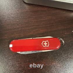 Victorinox Swiss Army Knife Apple (Mac) Logo Gift Set with tin and Keychain- Rare