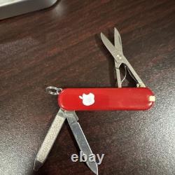 Victorinox Swiss Army Knife Apple (Mac) Logo Gift Set with tin and Keychain- Rare