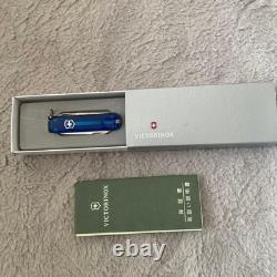 Victorinox Swiss Army Knife Black Blue 2-Color Set with Box and Manual
