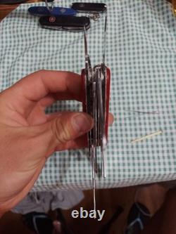 Victorinox Swiss Army Knife Black Blue And Red All Set For One Money