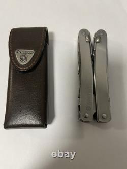 Victorinox Swiss Army Knife Black Swisstool Spirit XBS W-Pouch