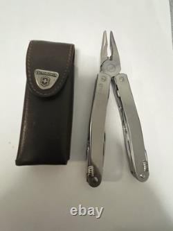 Victorinox Swiss Army Knife Black Swisstool Spirit XBS W-Pouch