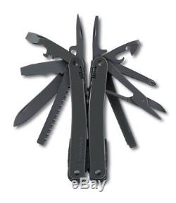 Victorinox Swiss Army Knife Black Swisstool Spirit XBS With Pouch 3.0224.3CN NIB
