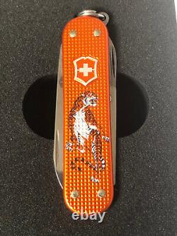 Victorinox Swiss Army Knife CLASSIC Alox Special Edition 2021 NIB Tiger Orange