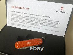 Victorinox Swiss Army Knife CLASSIC Alox Special Edition 2021 NIB Tiger Orange