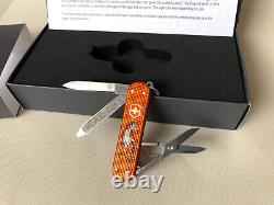 Victorinox Swiss Army Knife CLASSIC Alox Special Edition 2021 NIB Tiger Orange