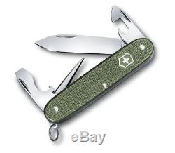Victorinox Swiss Army Knife CLASSIC PIONEER CADET OLIVE GREEN ALOX LTD ED'17
