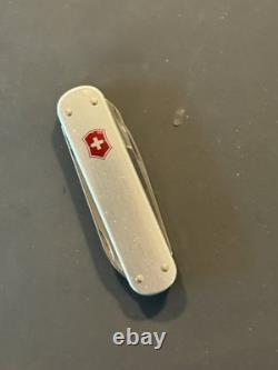 Victorinox Swiss Army Knife Cigar Cutter Punch 74mm Silver Used Rare