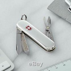 Victorinox Swiss Army Knife Classic SD Polished 925 STERLING SILVER Folder 53039