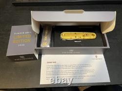 Victorinox Swiss Army Knife Climber Gold Limited Edition 2016