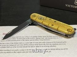 Victorinox Swiss Army Knife Climber Gold Limited Edition 2016