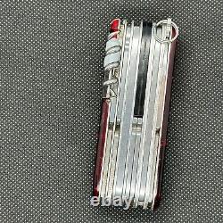 Victorinox Swiss Army Knife Cybertool Lite Ruby Red Translucent Scales + pouch