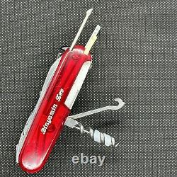 Victorinox Swiss Army Knife Cybertool Lite Ruby Red Translucent Scales + pouch