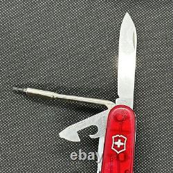 Victorinox Swiss Army Knife Cybertool Lite Ruby Red Translucent Scales + pouch