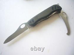 Victorinox Swiss Army Knife Dual Pro Military Od Green New+ Box 2 Locking Blades