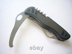Victorinox Swiss Army Knife Dual Pro Military Od Green New+ Box 2 Locking Blades