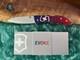 Victorinox Swiss Army Knife Evoke Hunter Pro Alox Red Blue 0.9415. D221 Open Box