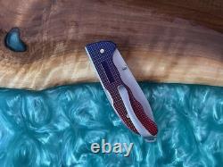 Victorinox Swiss Army Knife Evoke Hunter Pro Alox Red Blue 0.9415. D221 Open Box