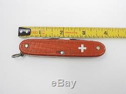 Victorinox Swiss Army Knife Farmer Alox Red Old Cross Knife Tools are Tight