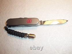Victorinox Swiss Army Knife Fieldmaster Titanium Scales And Lanyard Was $275