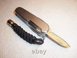 Victorinox Swiss Army Knife Fieldmaster Titanium Scales And Lanyard Was $275