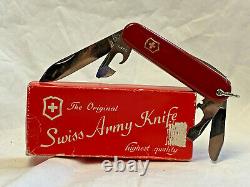 Victorinox Swiss Army Knife Folding Pocket in Box Rostfrei Officier Suisse Tools