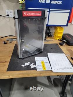 Victorinox Swiss Army Knife Hardware Store Display Case Revolving 20 3 Panel