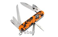 Victorinox Swiss Army Knife Hiker Blaze Orange Digital Camo DLT Exclusive