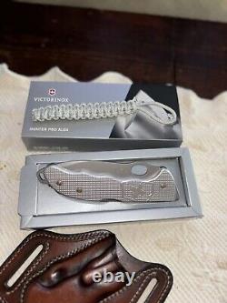 Victorinox Swiss Army Knife Hunter Pro Alox Custom Belt Holster For Large Folder