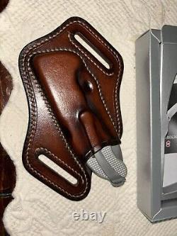 Victorinox Swiss Army Knife Hunter Pro Alox Custom Belt Holster For Large Folder