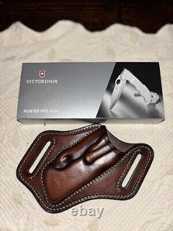 Victorinox Swiss Army Knife Hunter Pro Alox Custom Belt Holster For Large Folder