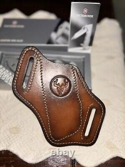 Victorinox Swiss Army Knife Hunter Pro Alox Custom Belt Holster For Large Folder