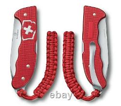 Victorinox Swiss Army Knife Hunter Pro Red Alox with Clip & Paracord 0.9415.20