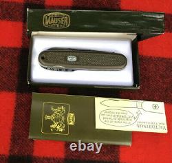 Victorinox Swiss Army Knife Mauser Olive Drab Green Rare Great Cond