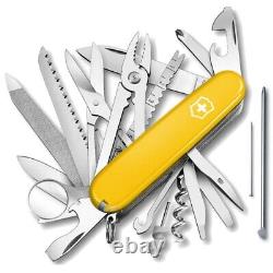 Victorinox Swiss Army Knife Multi-tool SWISSCHAMP 33 functions YELLOW Rare