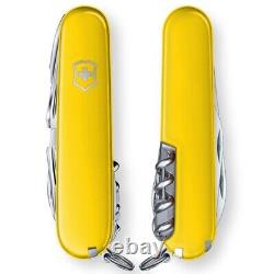 Victorinox Swiss Army Knife Multi-tool SWISSCHAMP 33 functions YELLOW Rare