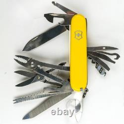 Victorinox Swiss Army Knife Multi-tool SWISSCHAMP 33 functions YELLOW Rare