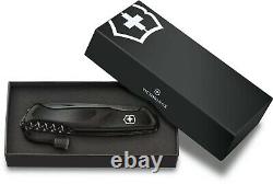 Victorinox Swiss Army Knife Onyx Black Ranger 55, 130mm, 0.9563. C31P, New In Box