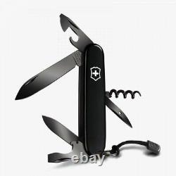 Victorinox Swiss Army Knife Onyx Monochrome Black Spartan 1.3603.31P, New In Box