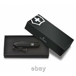 Victorinox Swiss Army Knife Onyx Monochrome Black Spartan 1.3603.31P, New In Box