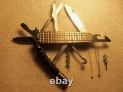 Victorinox Swiss Army Knife Polished Titanium Scales+titanium Lanyard Was $265