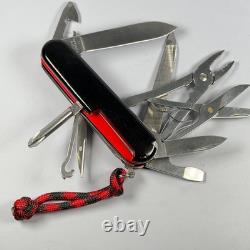 Victorinox Swiss Army Knife RE Mechanic Deluxe Mod Pliers Metal File Red G10