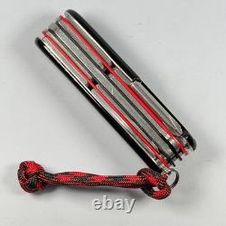 Victorinox Swiss Army Knife RE Mechanic Deluxe Mod Pliers Metal File Red G10