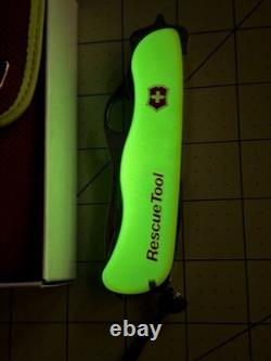 Victorinox Swiss Army Knife RESCUE TOOL MW Yellow with Pouch 0.8623. MWN