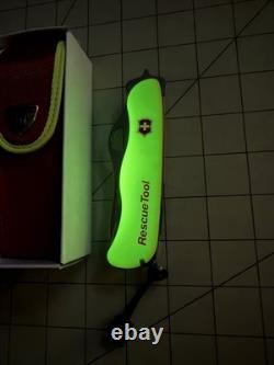 Victorinox Swiss Army Knife RESCUE TOOL MW Yellow with Pouch 0.8623. MWN