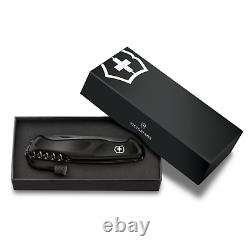 Victorinox Swiss Army Knife Ranger Grip 55 Onyx Black Collection -New In Box