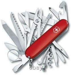 Victorinox Swiss Army Knife Red Multitool 33 Functions Scissor Screwdriver 91 MM